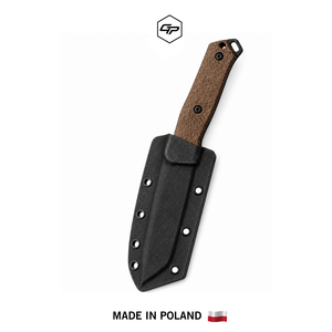 Couteau Tanto en acier O2 fait main, lame fixe pleine longueur, tactique et de survie, avec étui Kydex pour le bushcraft et le camping - Product Image 2