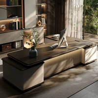 Nouveau bureau de direction ergonomique, durable, léger, luxueux, moderne, en bois, minimaliste, en forme de L, avec armoire de rangement, mobilier de bureau