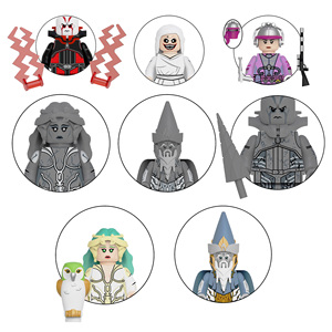 Figurines d'action miniatures de la série Galaxy Movie, personnages fille, père, fils, compatibles avec les blocs de construction, jouet RT100-RT107 - Product Image 1