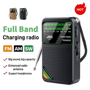 วิทยุแบบเต็มย่านความถี่ วิทยุพกพา AM FM SW วิทยุมัลติฟังก์ชั่น รับสัญญาณได้ดีเยี่ยม วิทยุทรานซิสเตอร์พร้อมลำโพงเสียง<span class=keywords><strong>ดัง</strong></span> - Product Image 2
