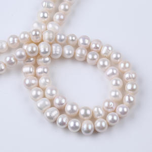 Promoción de Perlas de Agua Dulce Naturales de 8-9 mm, Perlas en Polvo para Hacer Collares y Pulseras, Material de Perlas Sueltas Blancas y Rosas de Zhuji - Product Image 3