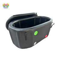 Baignoire à glace pliable pour l'extérieur, vente chaude, portable, durable, baignoire gonflable rafraîchissante en PVC, capacité de 1 à 10 L, récupération
