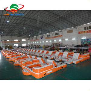 Radeau gonflable flottante pour natation, haute qualité, avec tente - Product Image 5