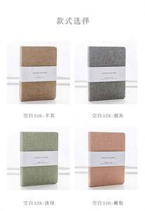 Agenda/Diario Personalizada de Tapa Dura de Lino, Cuaderno A5, Material Escolar con Color y Logotipo Personalizados, Impresión CMYK de Alta Calidad - Product Image 6