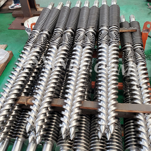 <strong>Good</strong> <strong>Price</strong> D65/132 <strong>Conical</strong> <strong>Screw</strong> And Barrel For <strong>Pvc</strong> Pipes Used For <strong>Twin</strong> <strong>Screw</strong> Extruder <strong>PVC</strong> Pipe Profile Making Machines - Product Image 5
