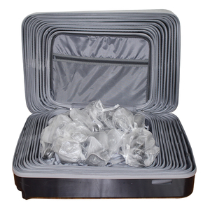 Vente directe usine – Ensemble de 12 valises ABS avec grandes protections d'angle, semi-finies SKD, sacs de voyage à roulettes, ensembles de bagages ABS - Product Image 4
