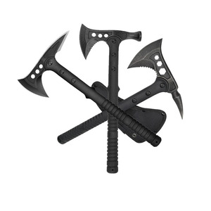 Nuevo Hacha Táctica con Cabeza de Acero al Carbono y Mango de Plástico, Tomahawk de Supervivencia de Grado Industrial para Uso en Exteriores - Product Image 3
