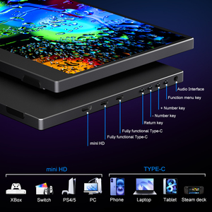 Chất Lượng Cao 1080P Màn Hình Rộng 18.5 Inch Xách Tay Chơi Game Màn Hình Với HDR 100Hz IPS Type-C Giao Diện - Product Image 5