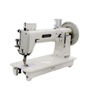 China manufacturer GA243 Wholesale Long arm flat industrial sewing machine for sofa leather