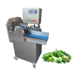 PLC Controlled Leafy Vegetable Parsley Chopping Cabbage Spinach Shredding Cutting Machine for Salad Making