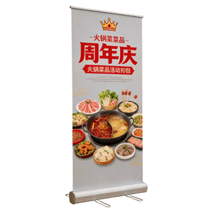 <span class=keywords><strong>Banner</strong></span> Enrollable de Fácil Montaje con Mecanismo de Altura Ajustable y Barra Superior Colgante Compatible con el Estándar de la Industria - Product Image 1