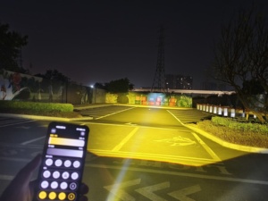 Đèn sương mù projector 3 inch cho xe TOYOTA, đèn projector tích hợp điều khiển từ xa bằng điện thoại, 3 màu, 120w, đèn sương mù LED H11 cho ô tô - Product Image 6