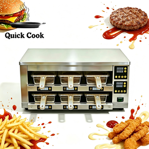 Calentador de Hamburguesas de 6 Bandejas, Precio de Fábrica, Equipo de Cocina Comercial <span class=keywords><strong>para</strong></span> Restaurantes de Comida Rápida Tipo <span class=keywords><strong>KFC</strong></span> - Product Image 1