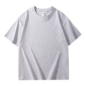 200gsm Trọng Lượng Nặng 100% Cotton Dệt Kim Thoáng Khí Hip Hop O-Cổ Ngắn Tay Áo Người Đàn Ông Của Tùy Chỉnh T-Shirt In Kỹ Thuật Số Thêu - Product Image 4