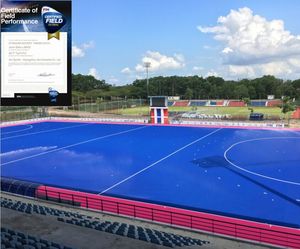 Césped Artificial Sintético Verde para Hockey Aprobado por la FIH, Campo de Hockey <span class=keywords><strong>Azul</strong></span> para Exteriores - Product Image 5