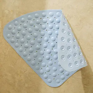 Bath Shower Mats with High Grip Suction Cups and Anti Mould Matte Surface Non Slip PVC Bath Mat
