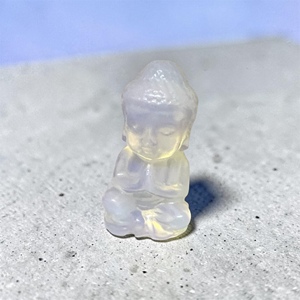 Buda Sonriente Tallado en Piedra Natural - Product Image 4