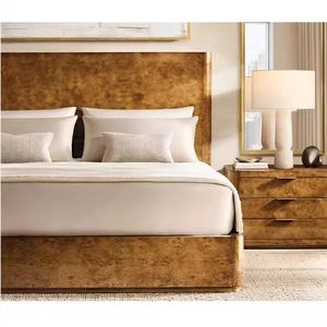 <span class=keywords><strong>Matelas</strong></span> moderne 180*200*150cm, mobilier de chambre à coucher américain, lit en bois massif, lit king-size, lit queen-size, hôtel, villa, personnalisable, écologique, durable - Product Image 1