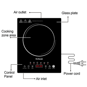 Placa de Cocción de Plasma de un Solo Quemador de 2200W, Estufa Eléctrica Portátil de Inducción, Más de 15 Años de Experiencia OEM/ODM, ¡Venta Caliente! - Product Image 3