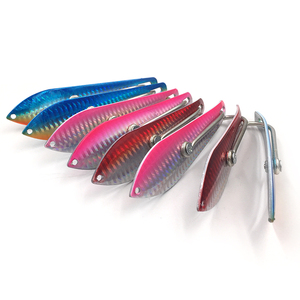 Cuillère à leurre en acier inoxydable avec crochet Leurre de pêche 6 tailles Style de <span class=keywords><strong>peinture</strong></span> dorée - Product Image 5