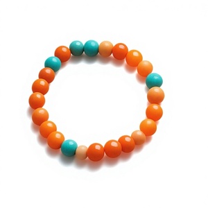 Pulsera de Resina Acrílica Hecha a Mano, Joyería Elástica con Cuentas, Regalo de Moda para Mujeres y Niñas - Product Image 6