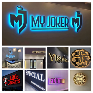 Tùy chỉnh chất lượng cao <span class=keywords><strong>LED</strong></span> Backlit 3D Acrylic dấu hiệu kinh doanh với IP65 không thấm nước và điều khiển Bluetooth cho sử dụng ngoài trời - Product Image 3