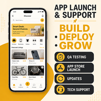 Desarrollo de Aplicaciones para Mercado de Reventa C2C de Segunda Mano para IOS y Android con Lista de Productos, Chat entre Comprador y Vendedor, LionCreate