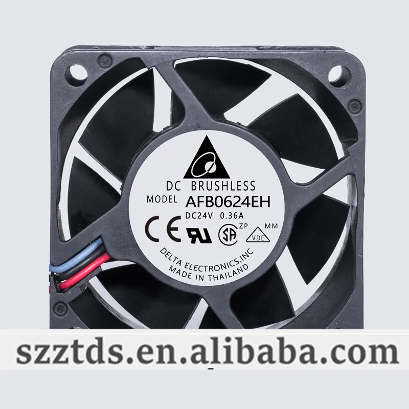 Delta 6025 fan 60mm AFB0624EH 24V 0.36A 6cm sunucu frekans dönüştürücü dc fan 2/3 tel 60x60x25mm rulman soğutma fanı soğutucu