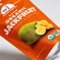 Sachet d'emballage alimentaire en plastique refermable avec logo personnalisé, idéal pour les fruits secs, mangues séchées et autres snacks