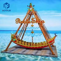 Carnaval Game Fairground Fun Fair Attraction Amusement Park 16 places Bateau Pirate Avec à vendre