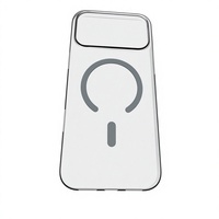 Étui de téléphone magnétique transparent pour iPhone 18 Pro Max, coque en PC compatible avec la charge sans fil, coque de protection