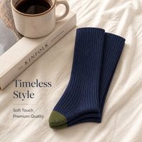 Chaussettes mi-hautes décontractées unisexe de haute qualité en Spandex/Polyester/Coton, écologiques, anti-odeur et antibactériennes, vente en gros