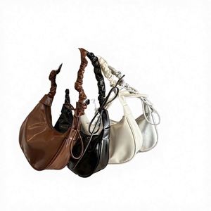 Manufacturers Custom Wholesale OEM Summer Lady Fashion Vintage Casual Hand Bags Linen Genuine <b>Leather</b> Women <b>Handbag</b> 2025 - Product Image 2