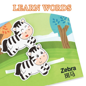 Nouveau <span class=keywords><strong>livre</strong></span> en tissu Peek-A-Boo doux pur coton bébé premier <span class=keywords><strong>livre</strong></span> éducatif meilleur cadeau pour nouveau-né - Product Image 5