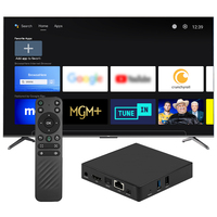 Boîtier TV intelligent Android 14 Quad Core 4K de dernière génération 2026 avec streaming Wi-Fi