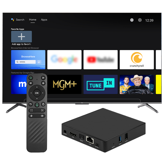 2026 Latest High Quality Android 14 Quad Core Smart TV Box 4K Set-top Box with WiFi Streaming