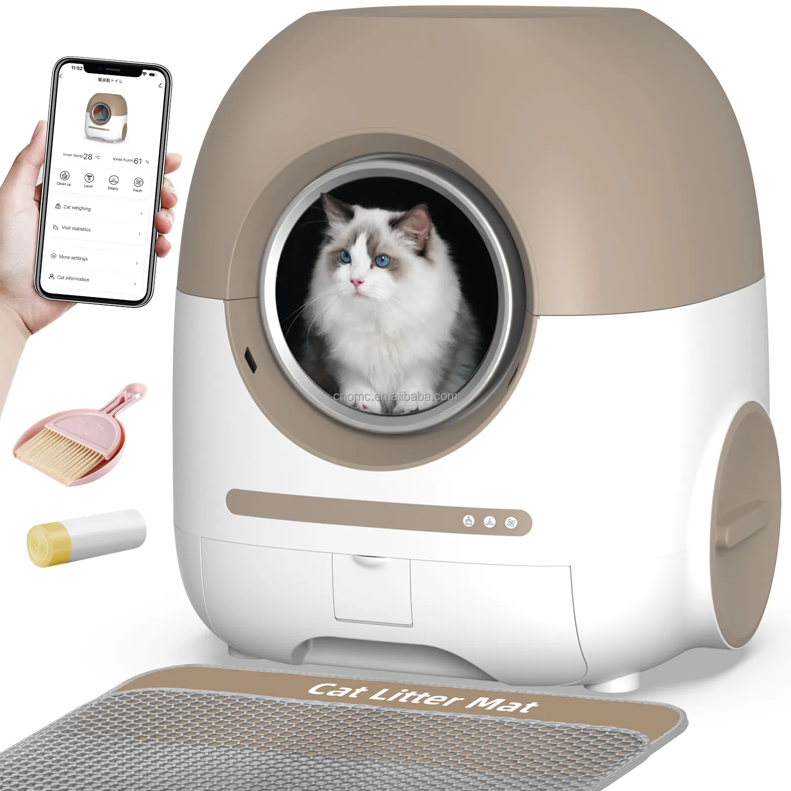 APP fully automatic cat manure treatment basin deodorization safety large cat toilet cat litter box