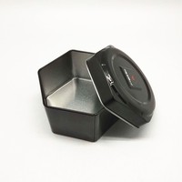 Boîtes métalliques hexagonales en gros, fabriquées en usine depuis 20 ans, pour l'emballage de montres, produits électroniques, lunettes, boucles d'oreilles et pierres précieuses, recyclables