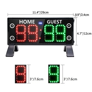 便携式触摸屏控制电子记分员板LED数字记分牌篮球排球比赛得分 - Product Image 2