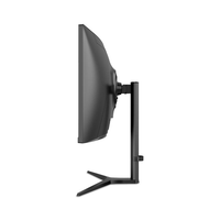 Moniteur de jeu LCD ultra-large incurvé rétroéclairé par LED de 34 pouces Taux de rafraîchissement de 144Hz Panneau IPS Interface HDR HD DP pour ordinateur de bureau et ordinateur portable