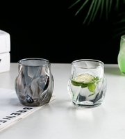 Gobelet à whisky en verre simple coloré nordique de 8oz verre à vin créatif verre à bière