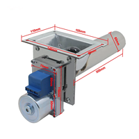 Moteur réducteur dédié pour machine d'alimentation de granulés de biomasse à vis en acier inoxydable, 220V monophasé, 3,5 tr/min, 5 tr/min, CW CCW
