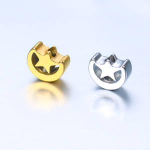 Accessori per gioielli fai da te incisi con capacità <span class=keywords><strong>Laser</strong></span> 7x8mm - Product Image 1