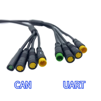 Câble de moteur de vélo électrique de haute qualité ensemble de câbles de moteur de vélo électrique 1T4 câble pour Bafang M400 G330 G510 M620 Can/Uart 130x accélérateur inclus