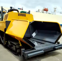Nouvelle Mini-compacteuse d'asphalte sur chenilles RP453 pour travaux routiers, haute capacité 400t/h, faible coût d'entretien, pompe hydraulique MOOG