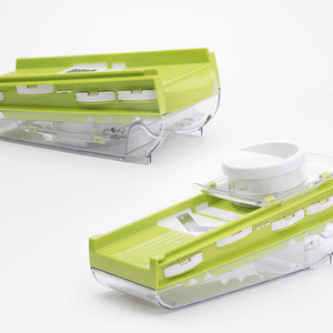 Outil de table professionnel personnalisé LFGB, vert, manuel, interchangeable, pour trancher les courgettes et le fromage - Product Image 5