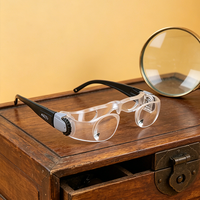 Lunettes Loupe à Bandeau Ergonomique et Durable, Cadre Acrylique Léger 50g, Double Lentilles 17/33mm, Loupe TV pour la Lecture