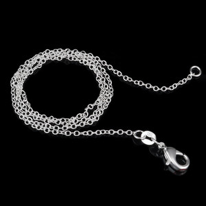 Rinhoo <span class=keywords><strong>Collana</strong></span> Placcata <span class=keywords><strong>Argento</strong></span> per Donna, Gioielli Moda in <span class=keywords><strong>Argento</strong></span>, Catena a Serpente 1mm, Lunghezze 16 18 20 22 24 Pollici - Product Image 6