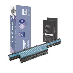 Batterie - compatible avec les portables, 10,8 V, 6600 mAh, idéale pour AS10D51, capacité et durabilité. - Product Image 1