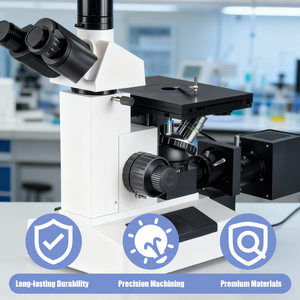 Nouveau <span class=keywords><strong>Microscope</strong></span> Inversé Triple 1250X en Gros – Équipement de Laboratoire d'Analyse d'Imagerie Haute Précision et Haute Définition - Product Image 3